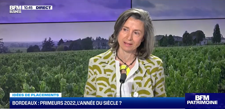 Angelique de Lencquesaing iDealwine vin primeurs Bordeaux 2022 BFM Business 6