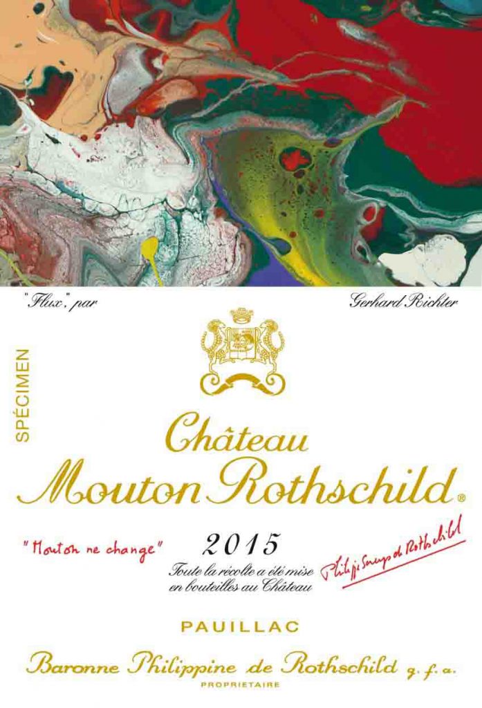 Etiquette Mouton Rothschild 2015