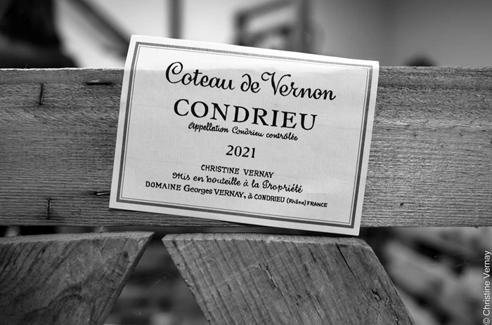 Domaine Georges Vernay iDealwine Rhone Condrieu étiquette vernon